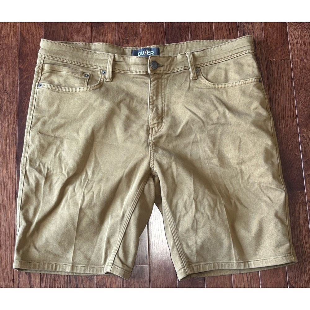 Duer Shorts Adult 38 Brown N2X Slim Fit Chino Hiking Outdoors Du/er Mens
